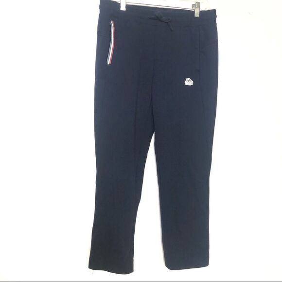 Kappa Navy Cropped Joggers Size M - Picture 1 of 4